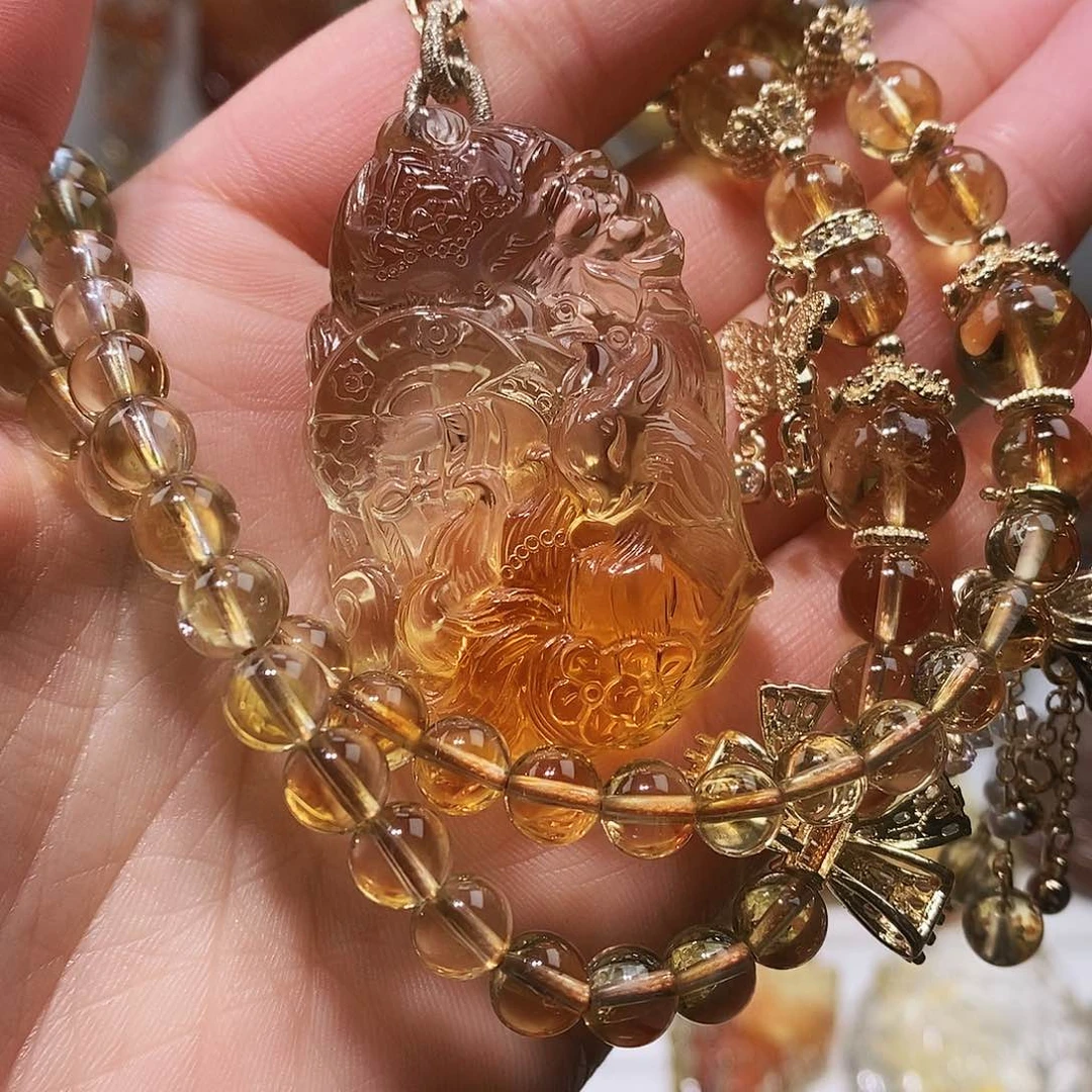 水晶水晶吊坠未镶嵌十***三