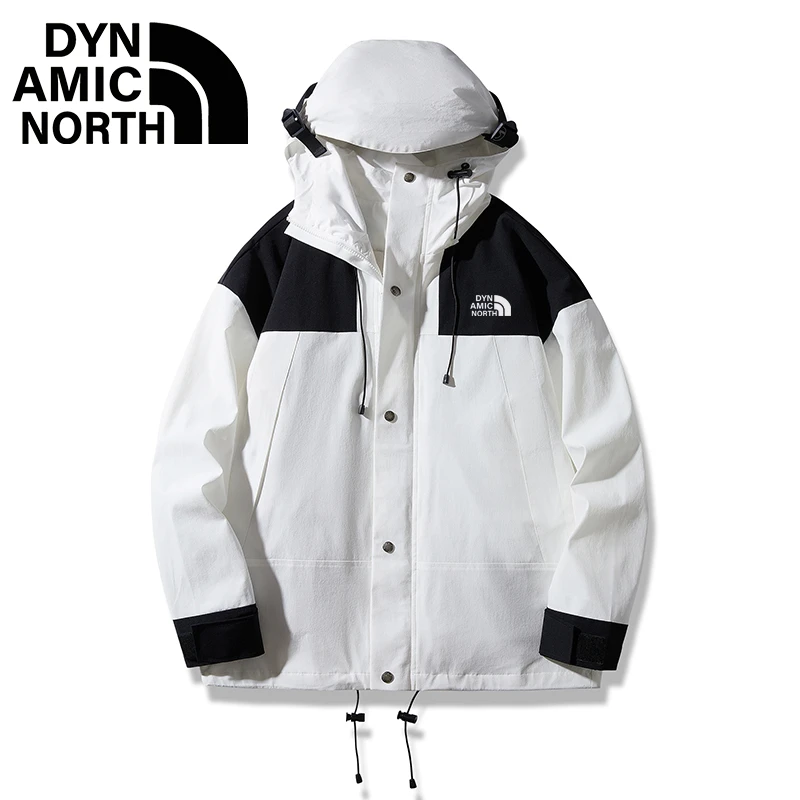 DYNAMIC NORTH/动感北面户外三合一冲锋衣防风防水耐磨保暖外套