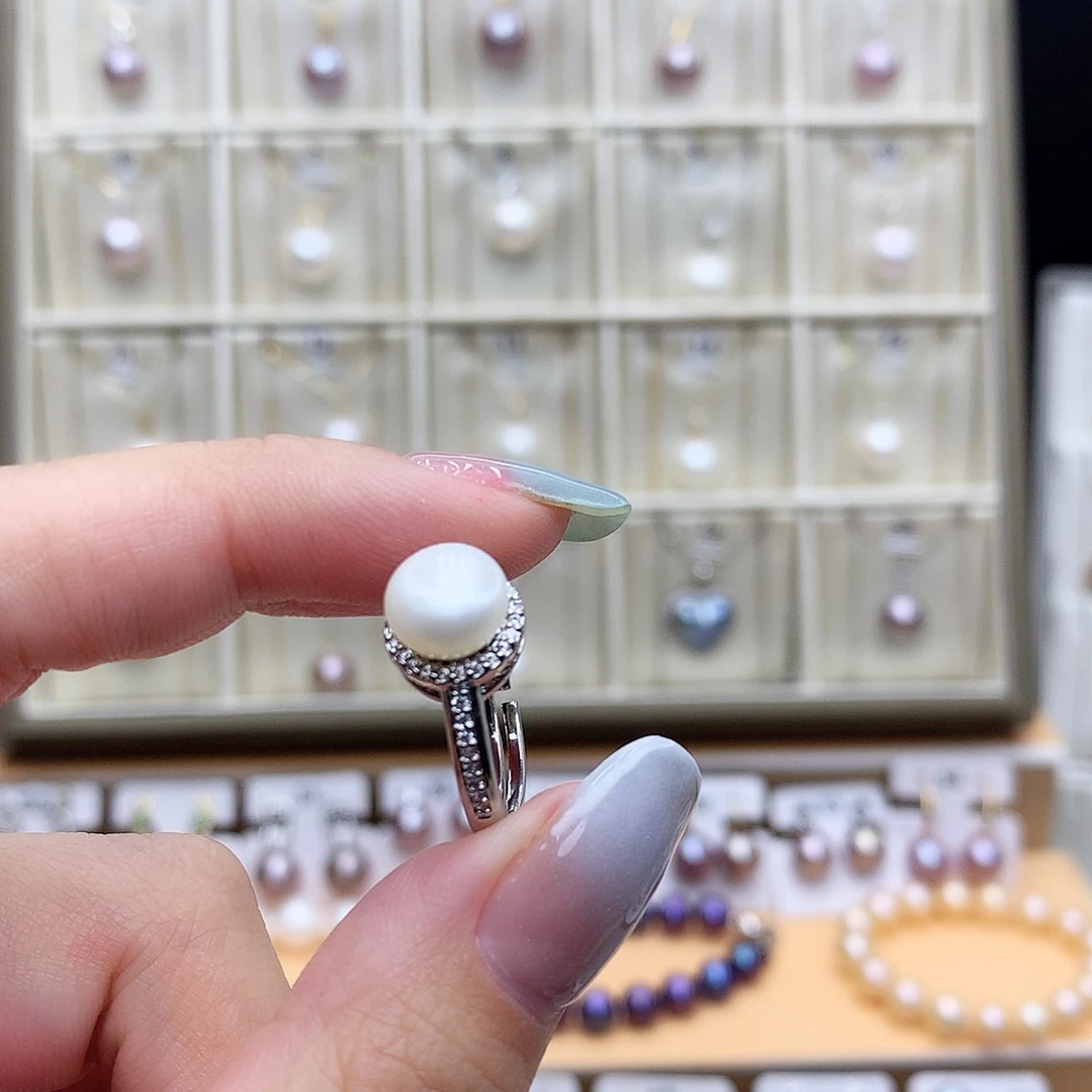 颈饰合金淡水珍珠