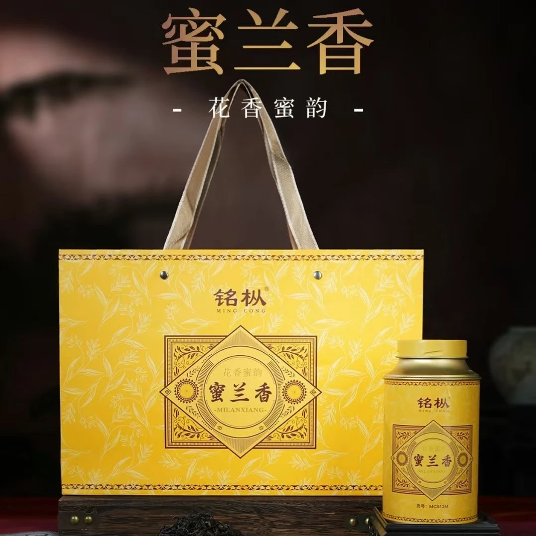 铭枞凤凰单丛花香蜜韵蜜兰香110克罐装散茶炭焙熟香潮州乌龙茶