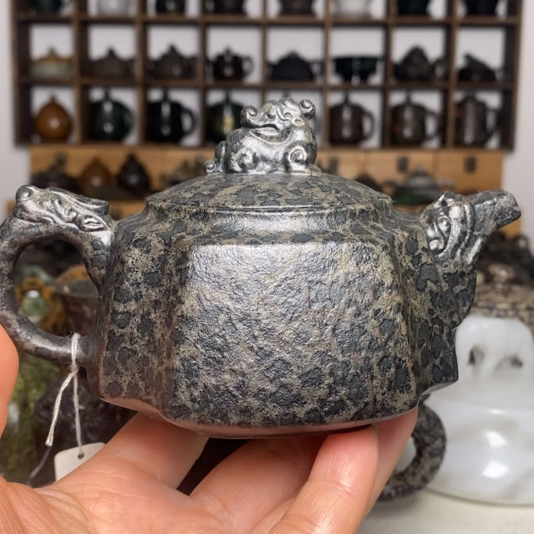 冰碛岩豹纹龙尊壶240cc