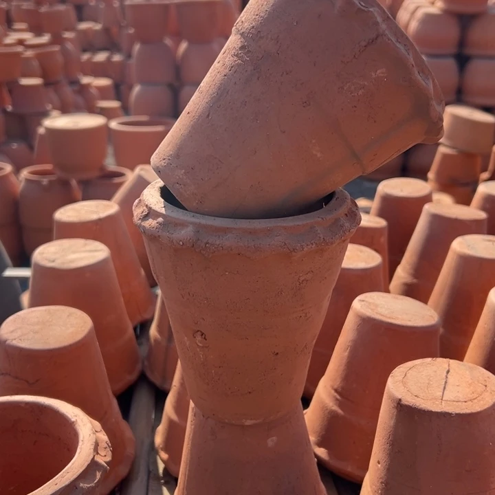 14×14 粗陶两个微瑕