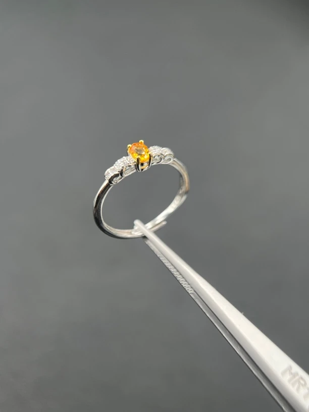 戒指｜黄色蓝宝石·简约款