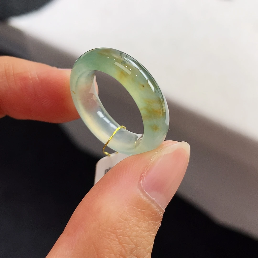 翡翠未镶嵌戒指12-13号