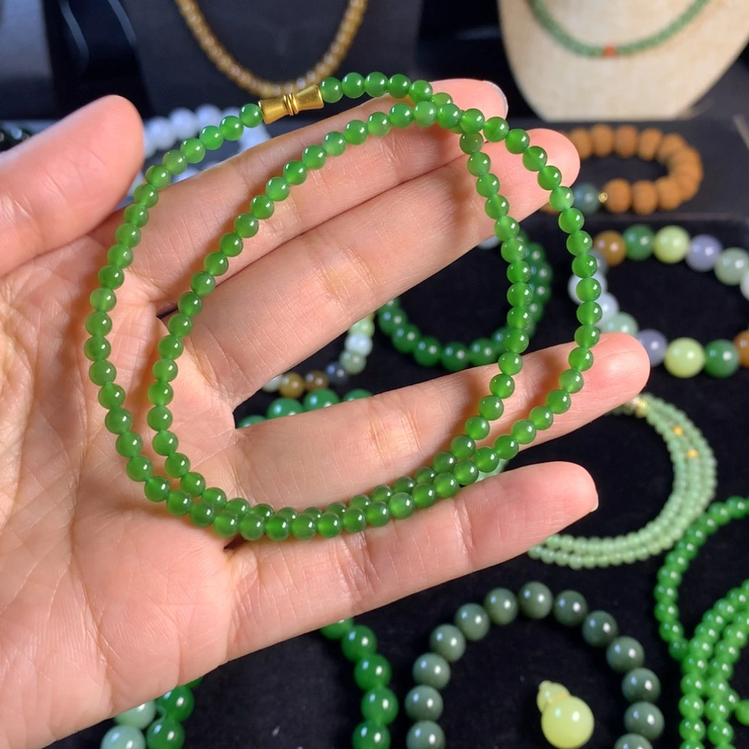 和田玉未镶嵌手链