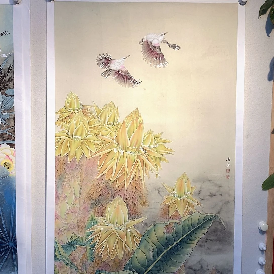 国画明*书画作品书画艺术作品欣赏？