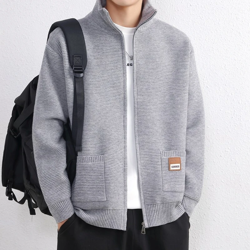 仓石一树潮牌秋冬季新款男士卫衣春秋款休闲夹克外套针织开衫爆款