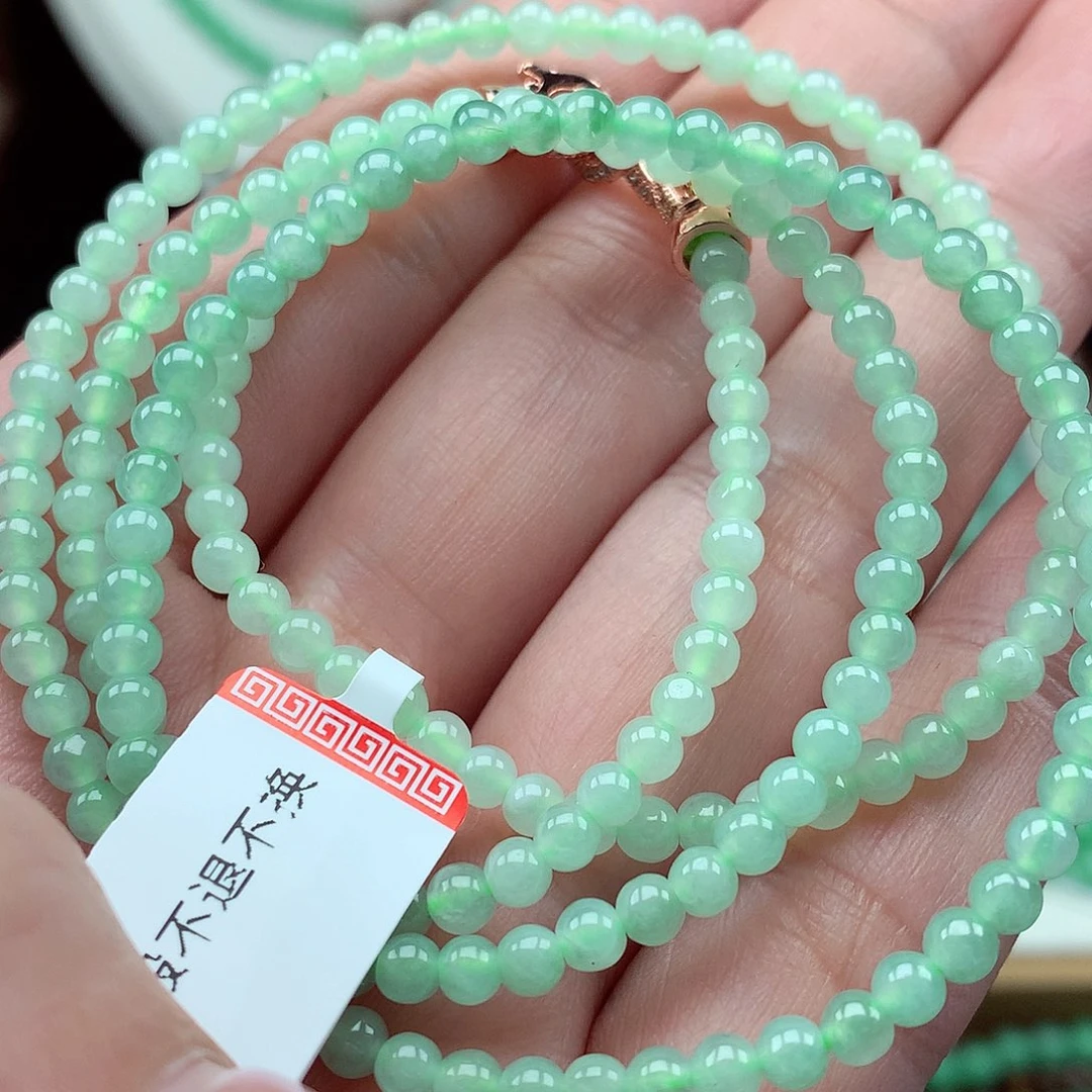 翡翠未镶嵌项链翡翠