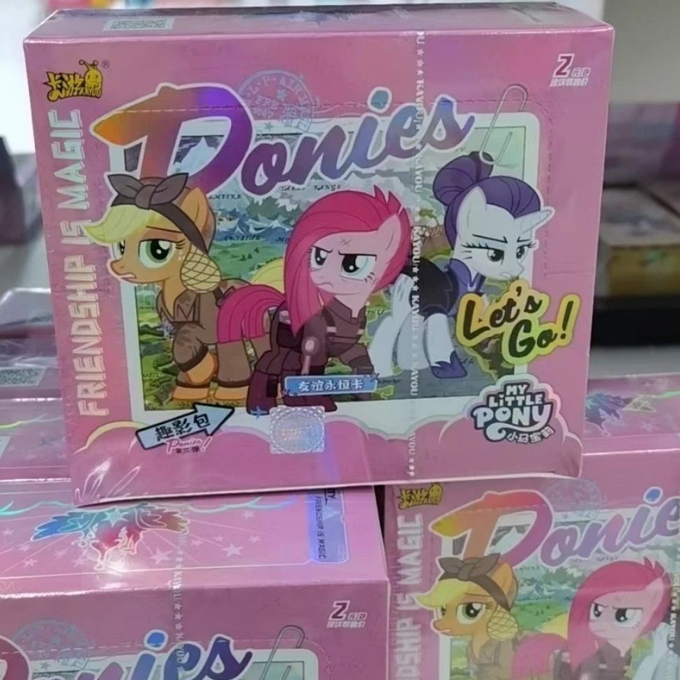 卡游小马宝莉卡片趣影包第三弹一二弹整盒黑背卡CR卡牌卡册辉月6