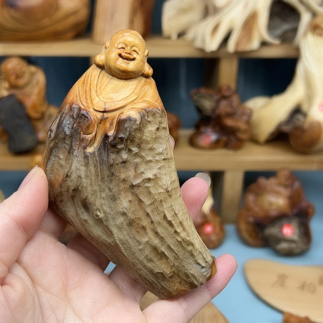 木传*哥柏木摆件手把件，