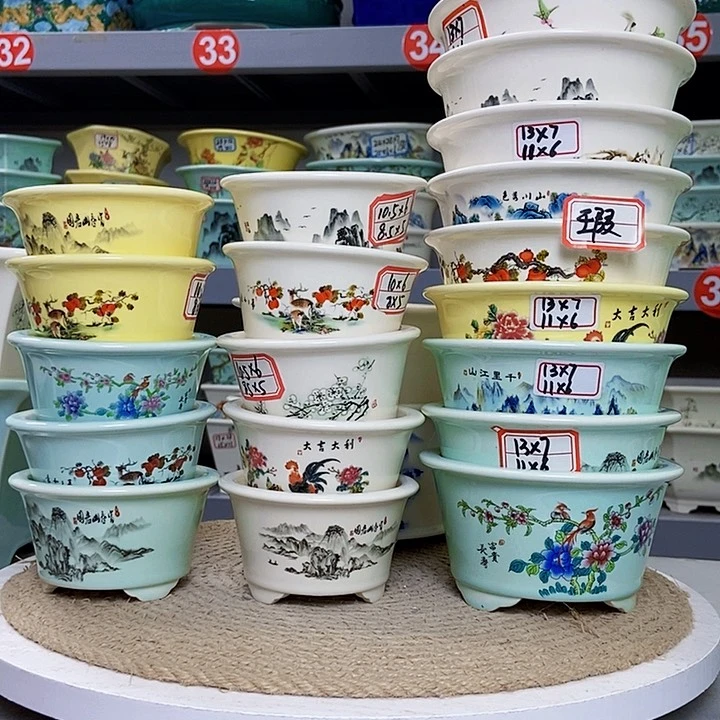 紫砂花瓶紫砂花盆