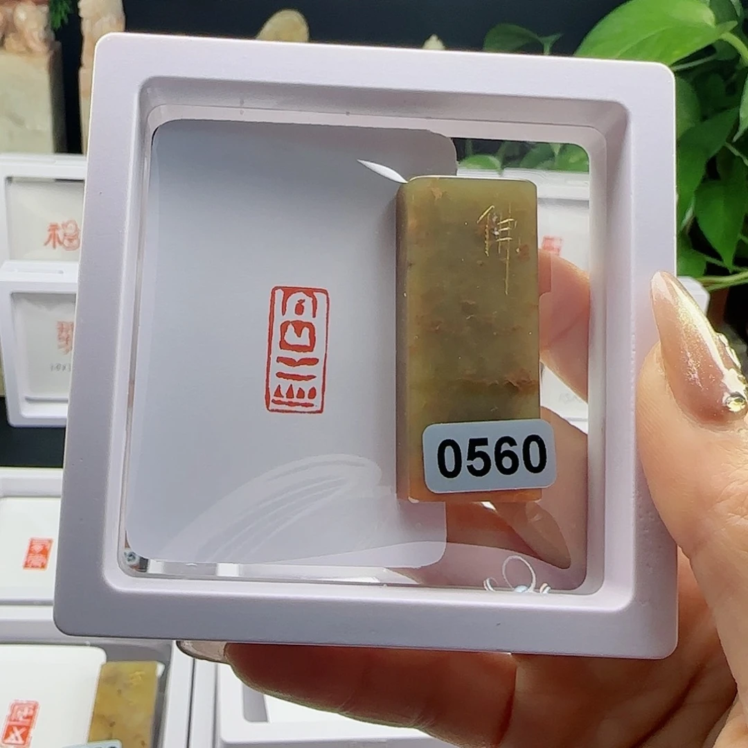 寿山石印石佛像1×2