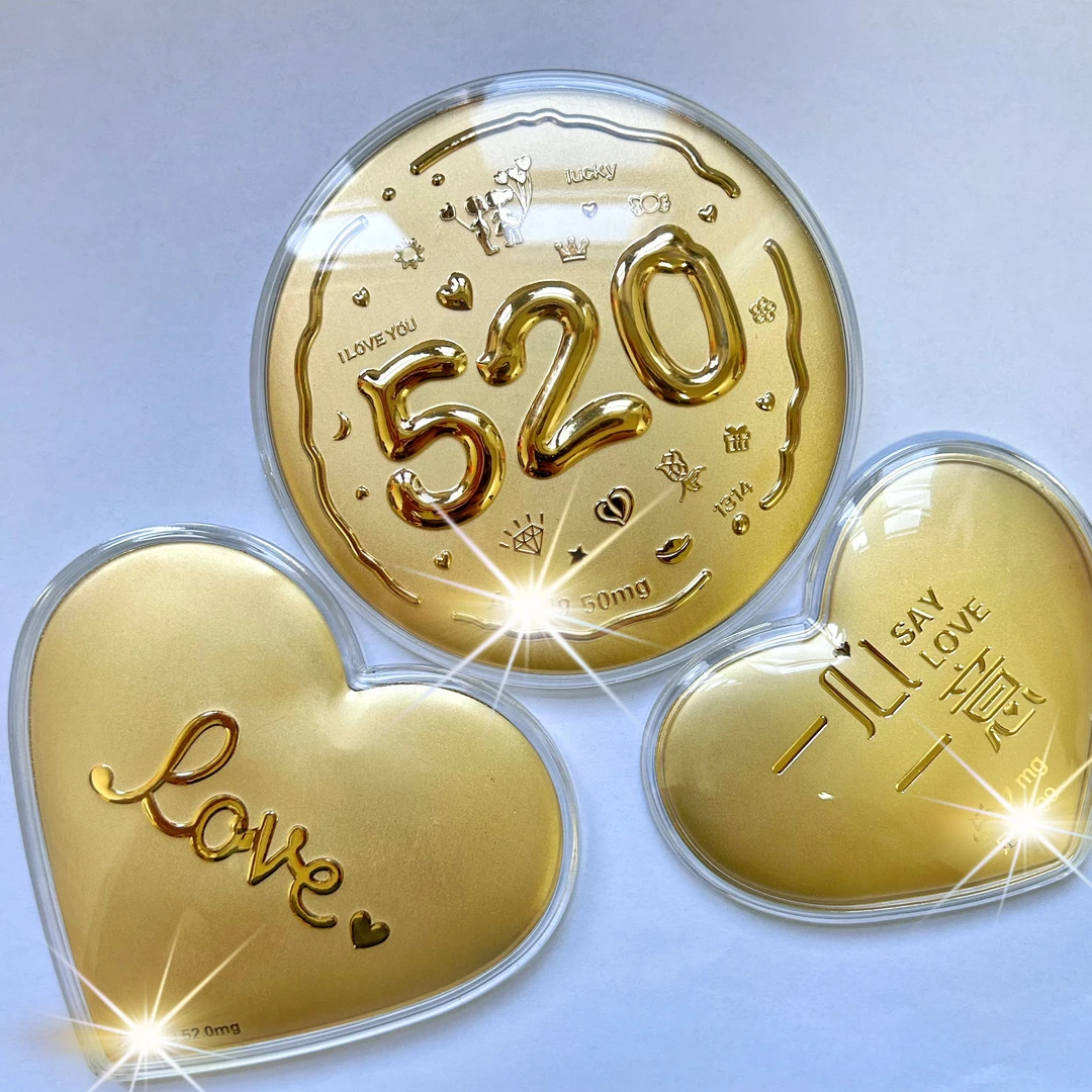 含金工艺品含金工艺品【水贝新款】摆件520情人节礼物 （礼盒版）