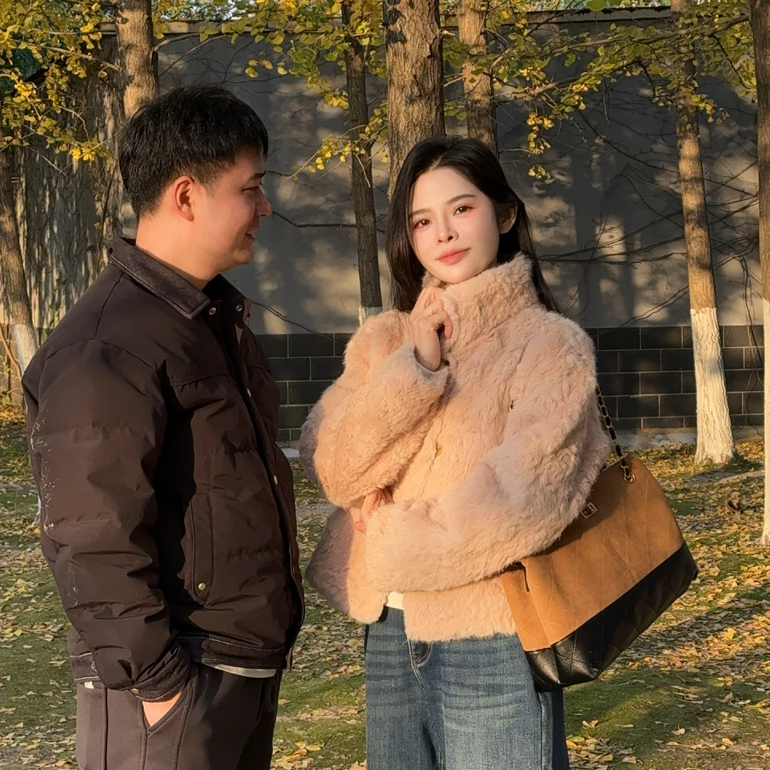 宿慕SUMU 冬款保暖气质外套 11-27新款2025重工韩版时尚外套9082