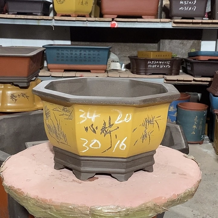 宜兴紫砂花盆花盆