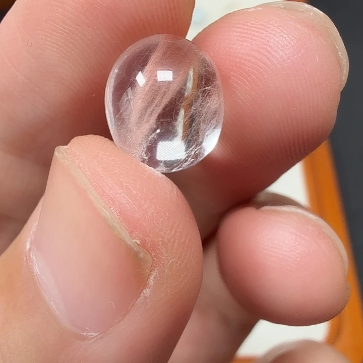 紫晶未镶嵌珠宝半成品卷卷毛