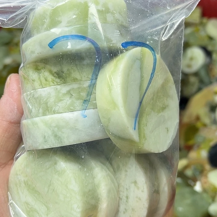 小***猫未镶嵌蛇纹石玉鱼缸石，盆景石