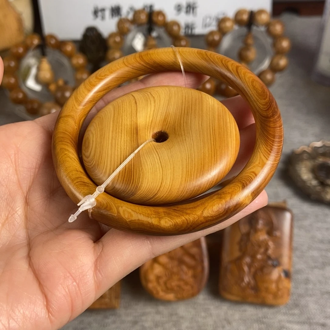 柏木（崖柏）手串/手链北太行高崖黑油骨料公主镯/平安扣58