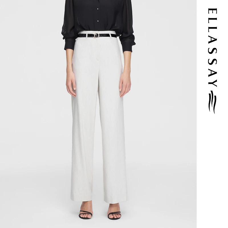 【晨粉专享】ELLASSAY歌力思时尚休闲裤女EWF352K01000