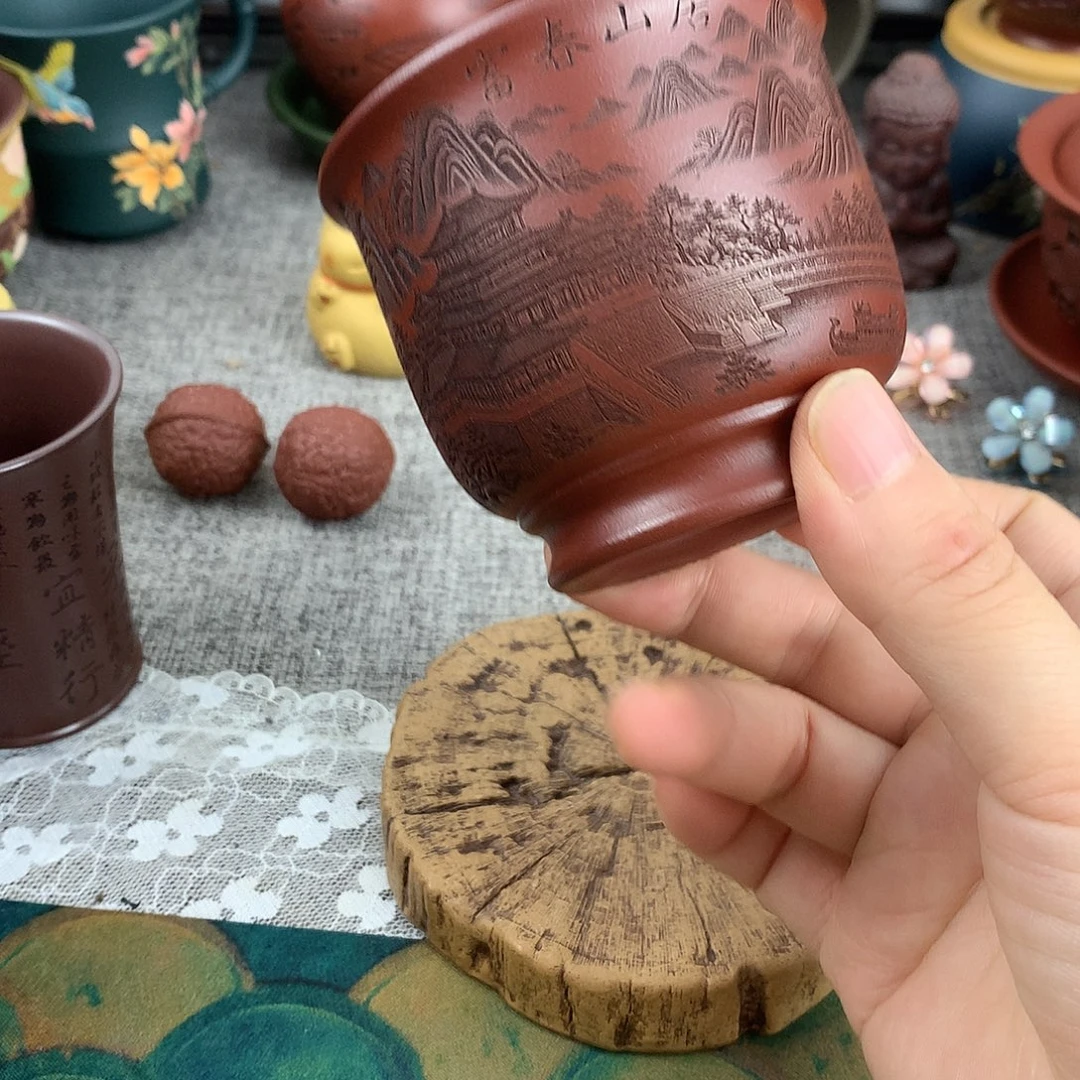 茶杯紫砂高端主人杯