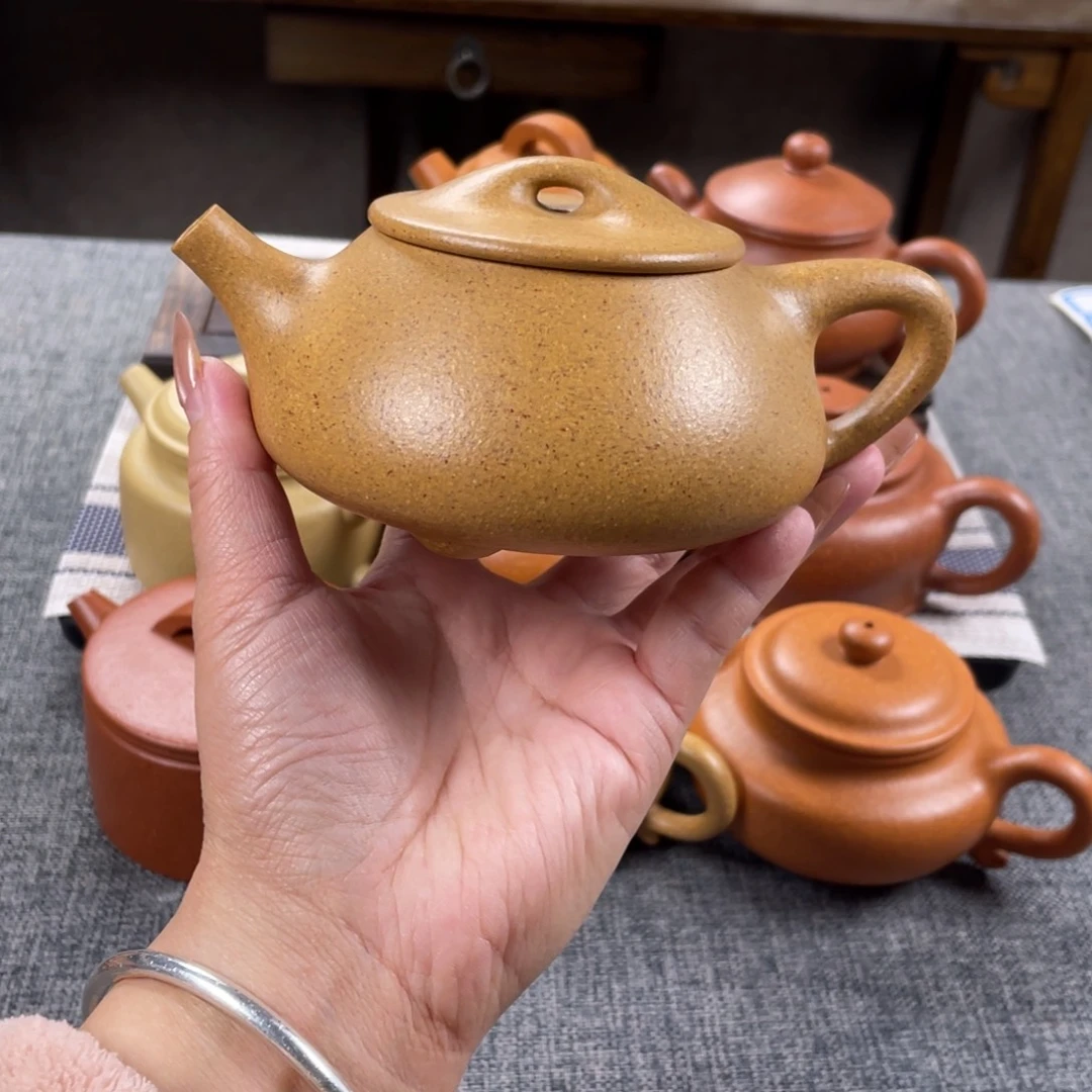 紫砂茶壶黄金段景舟石瓢全手30目249