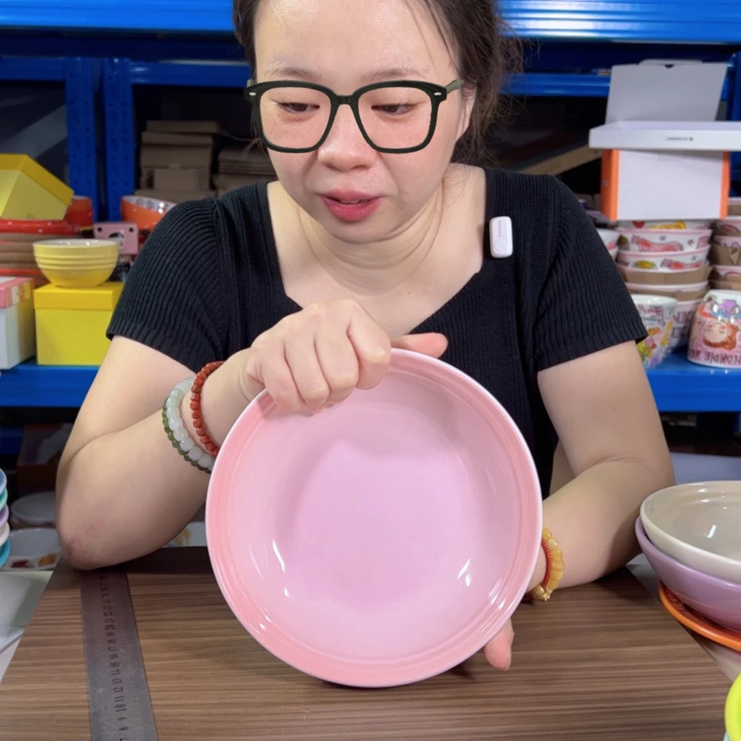 陶瓷贝壳粉燕麦碗