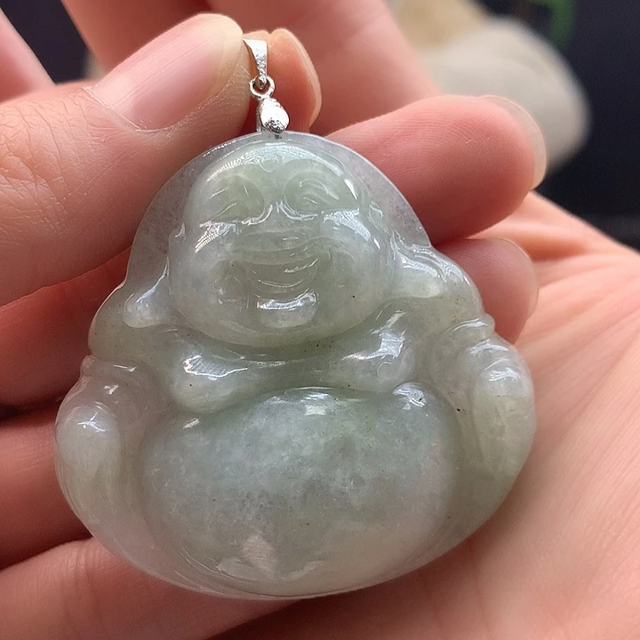 翡翠银S925镶嵌颈饰