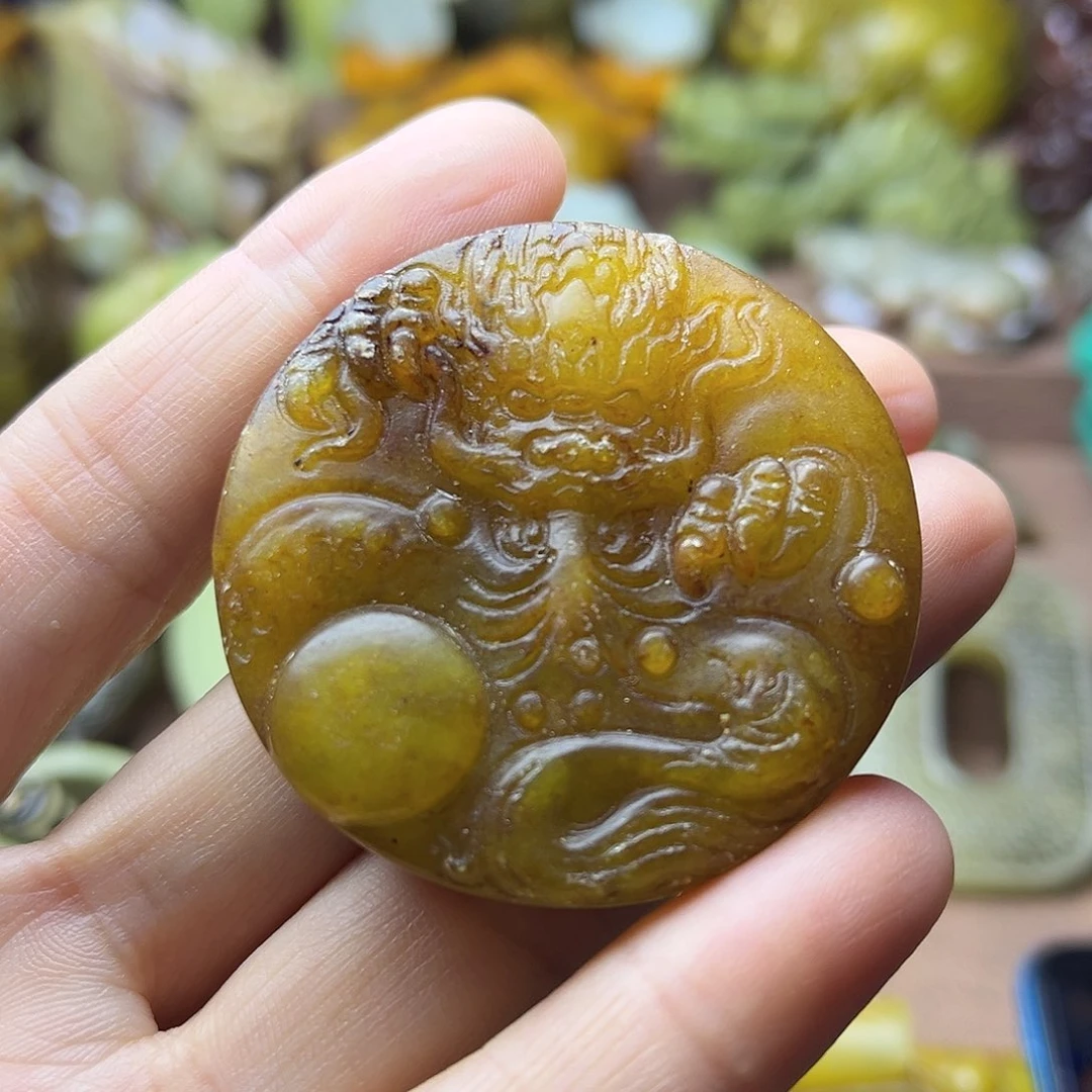 白玉菩提吊坠27。。