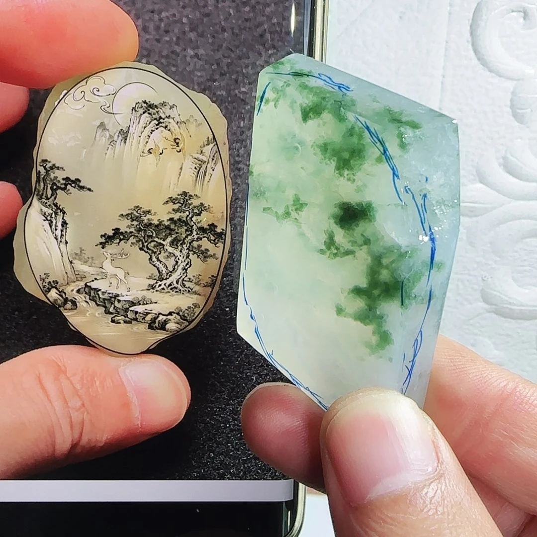 定制翡翠未镶嵌翡翠