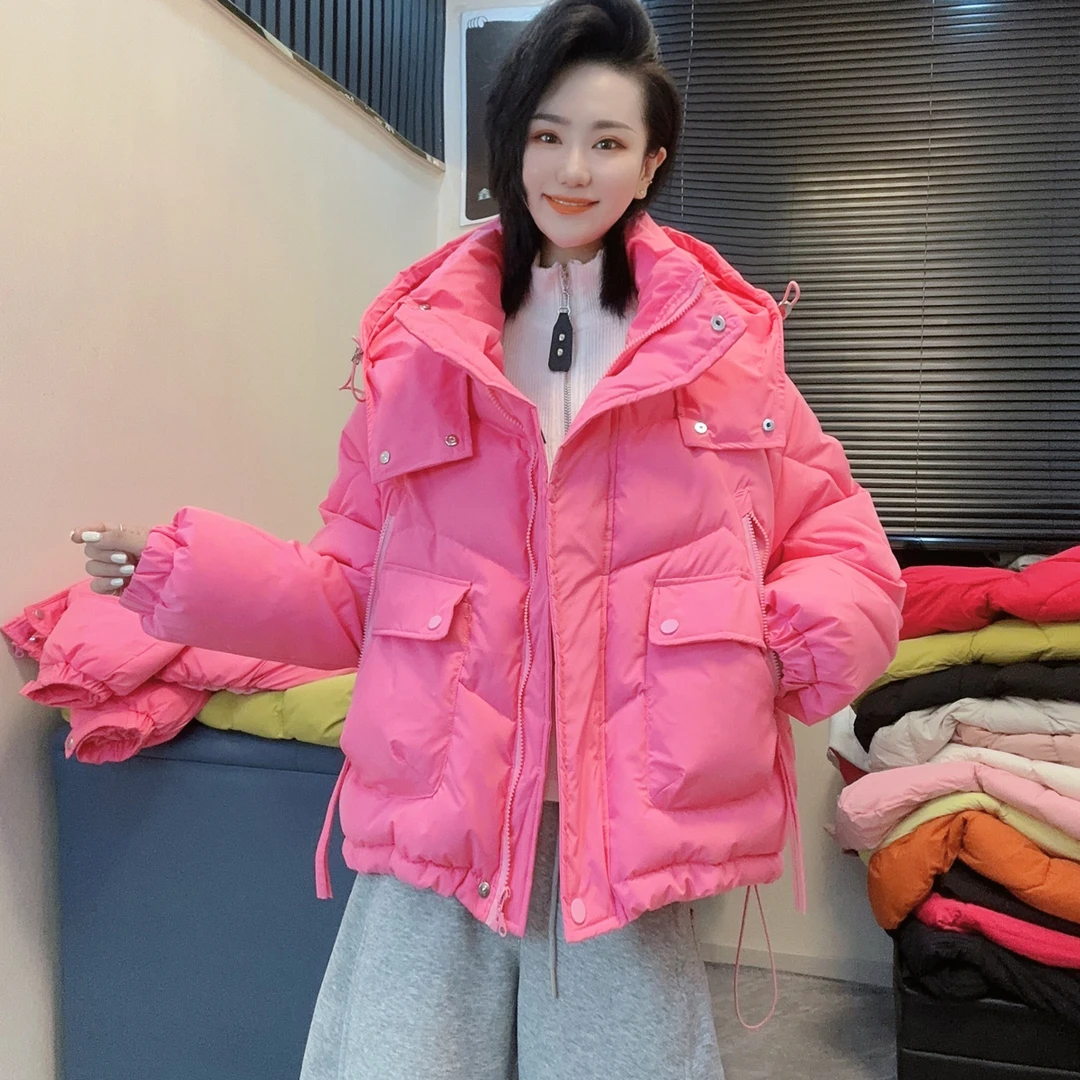 【品质】小众设计师款大兜兜棉服外套遮肉显瘦1179