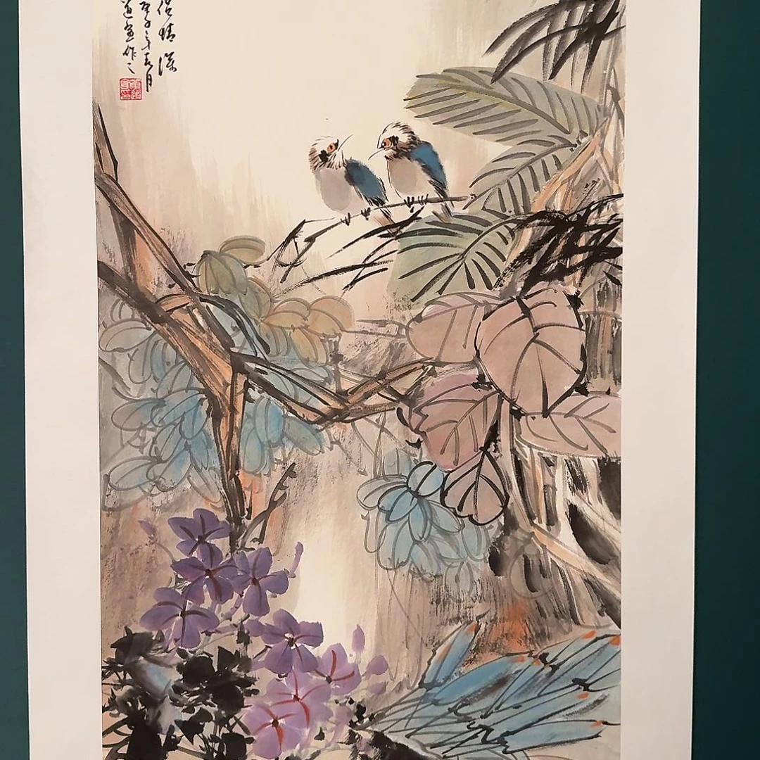 国画董老师作品画作