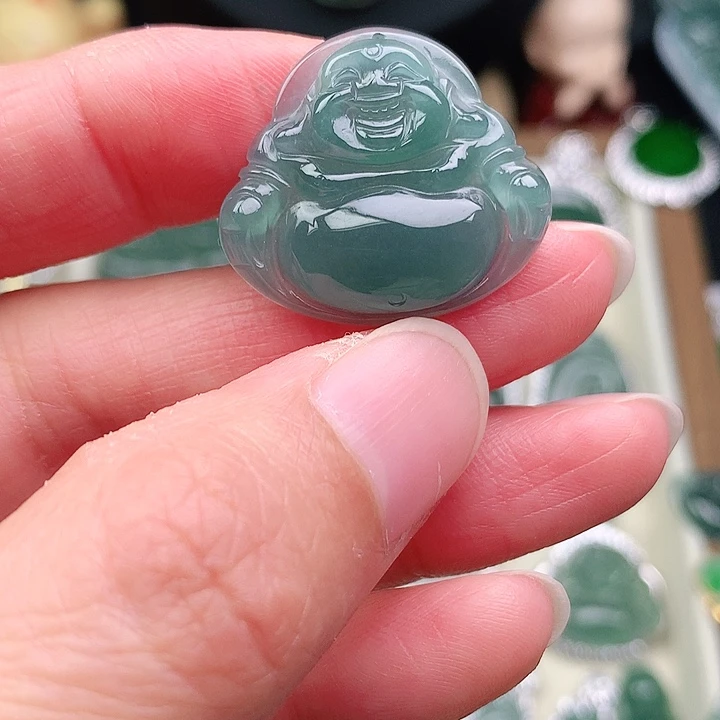 颈饰银S925镶嵌翡翠吊坠