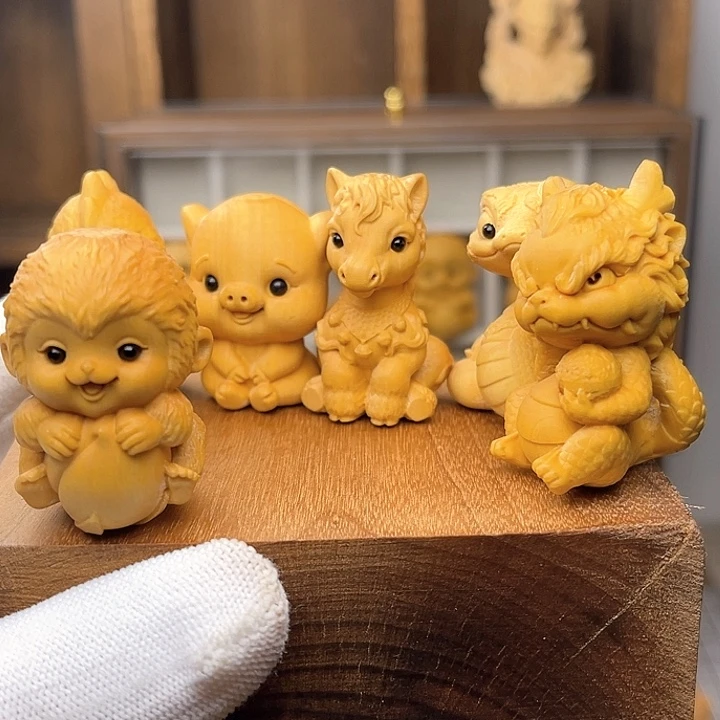 珍藏版十二生肖一整套十三个摆件