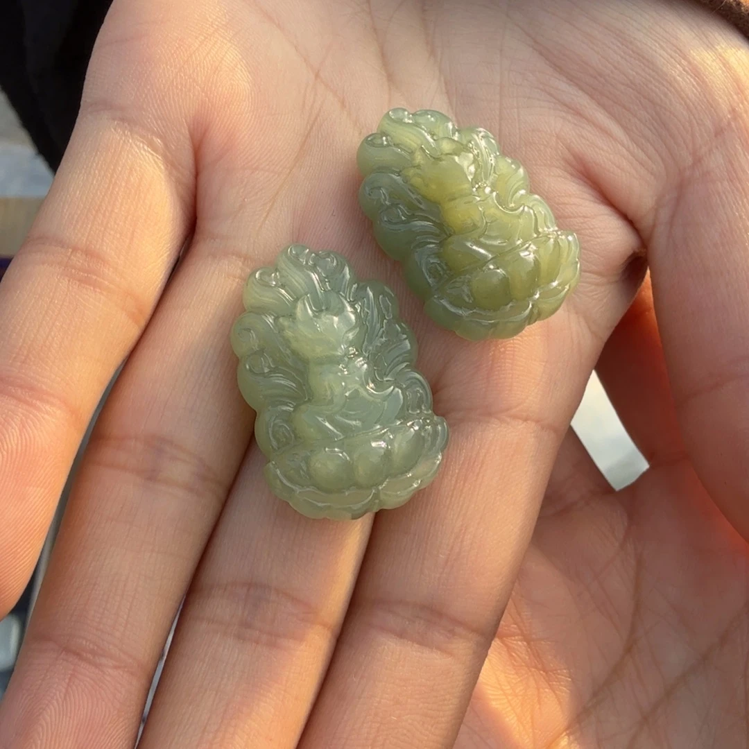 和田玉未镶嵌颈饰凤九孙姐多样性拍一发一