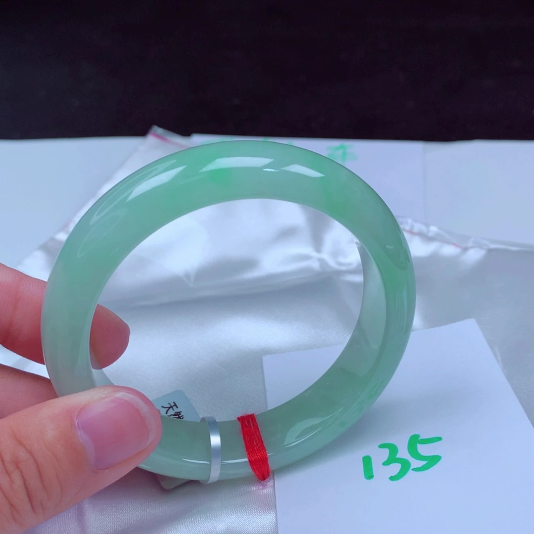 未镶嵌手镯翡翠缅甸天然A货翡翠手镯56.2