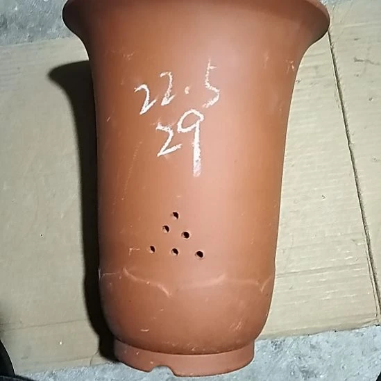 紫砂红泥莲花金钟一个