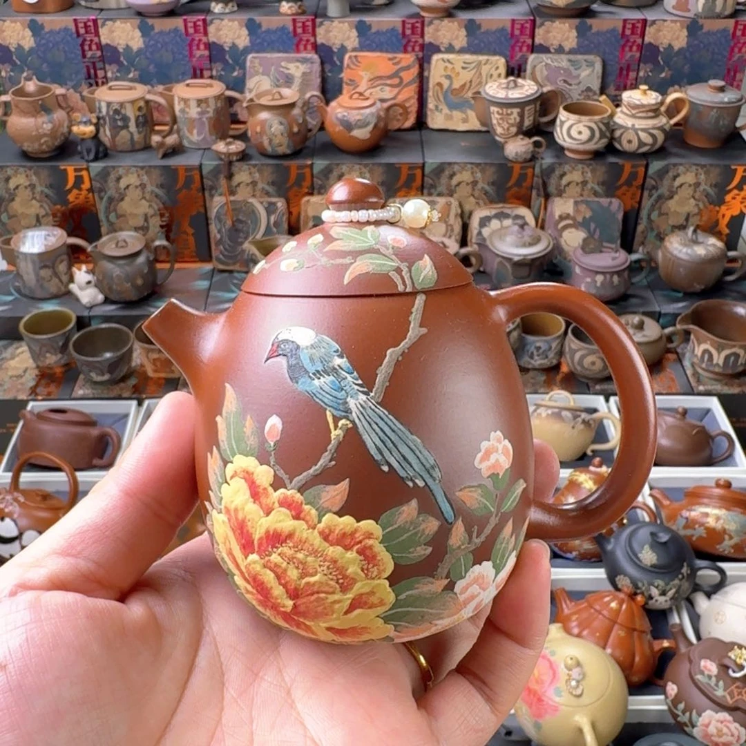 茶壶紫砂200cc原矿精工半手