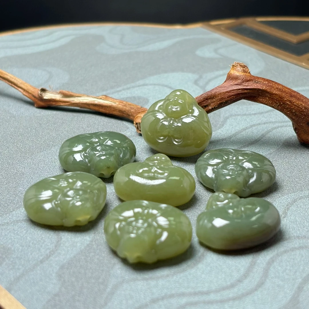 【华少专属】和田玉抱抱佛挂件 多样性发1件