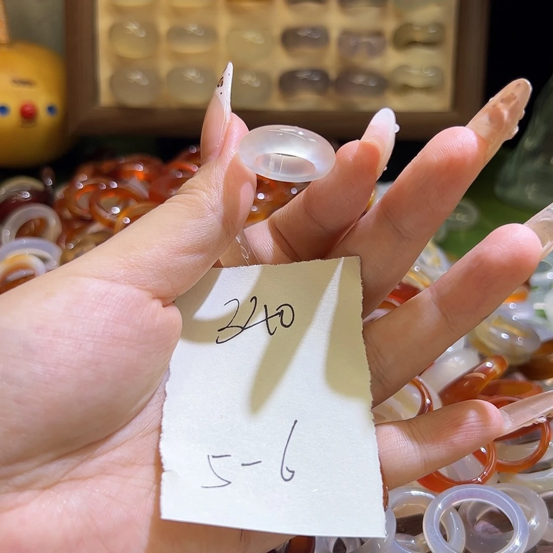 未镶嵌戒指玛瑙/玉髓