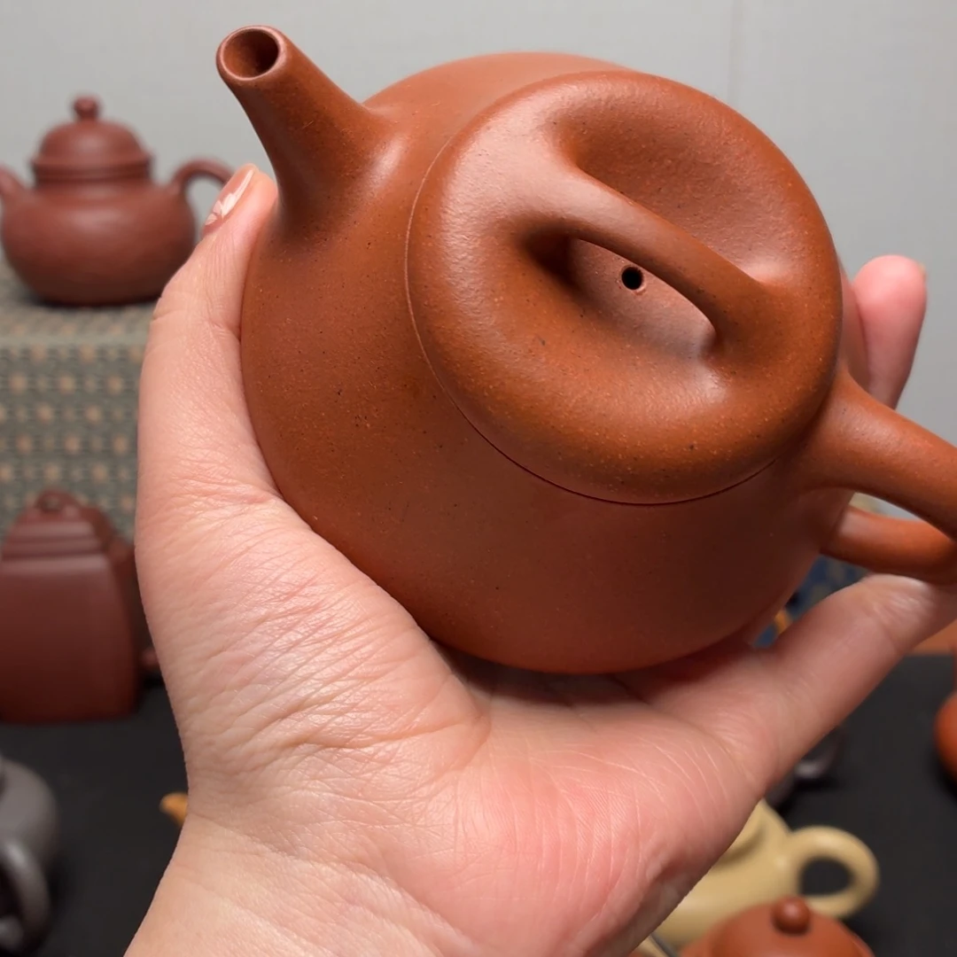 茶壶紫砂全手工大红泥