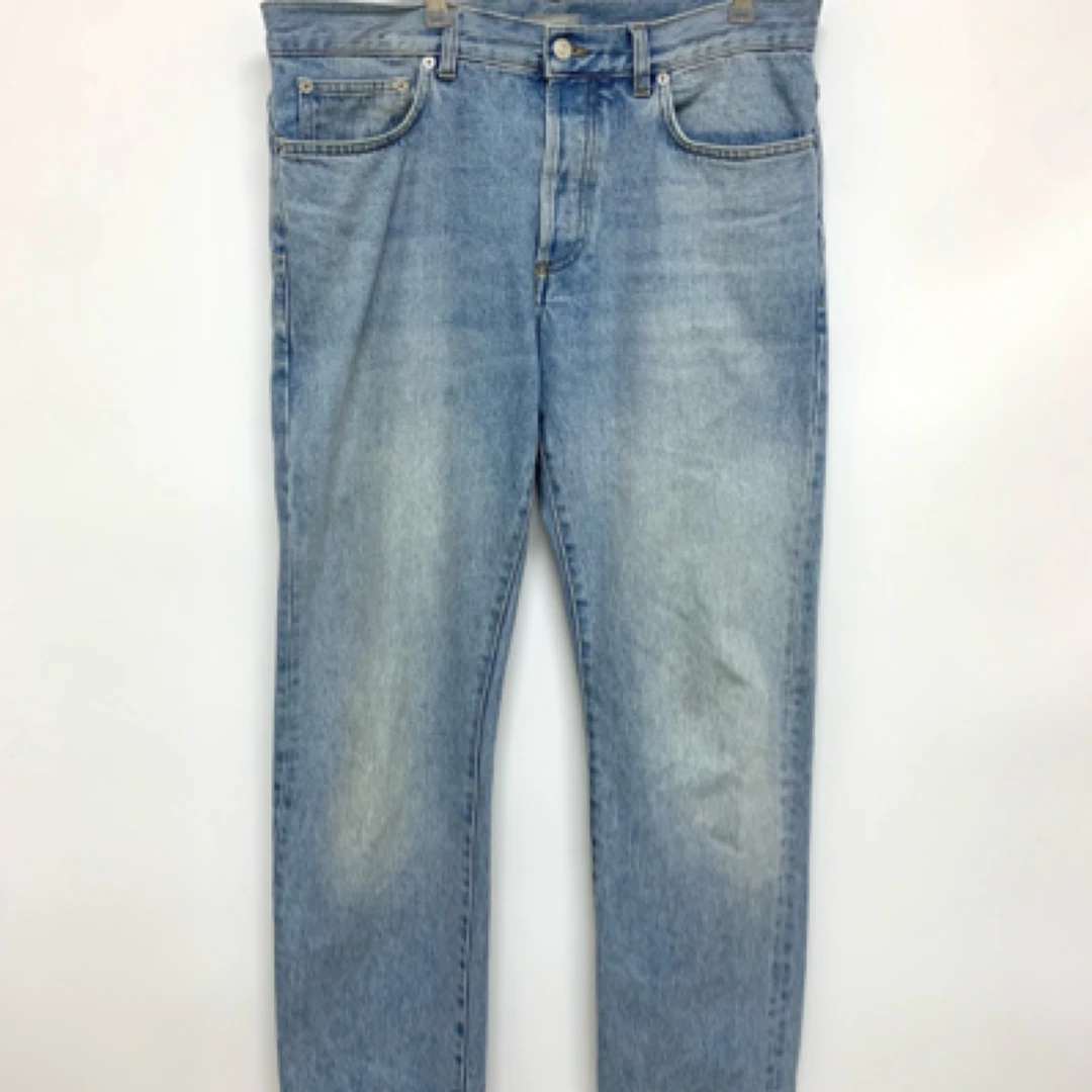 99新 DIOR/迪奥 浅蓝色牛仔长裤/33码Y6610