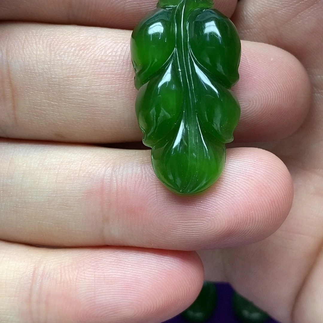 和田玉（碧玉）未镶嵌吊坠(不含链)