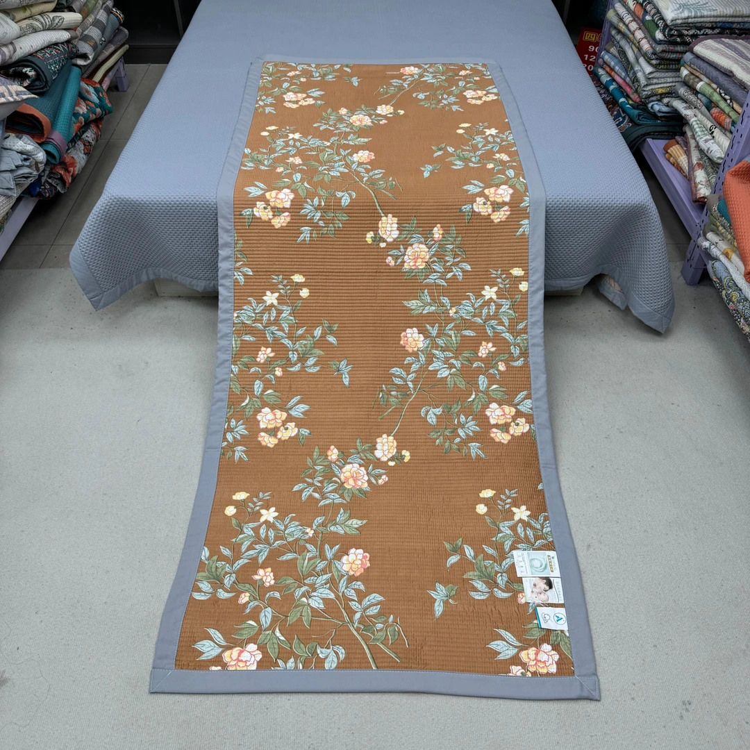 枝蔓90*220cm凉席夏季天丝凉感床盖沙发垫学生宿舍床垫可水洗