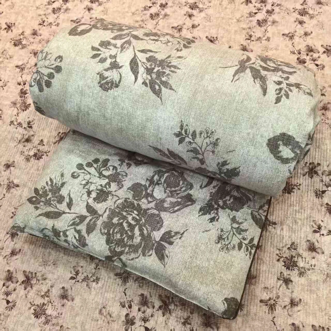 【繁枝花】棉被四季加厚双层棉手工可用被可机洗可水洗