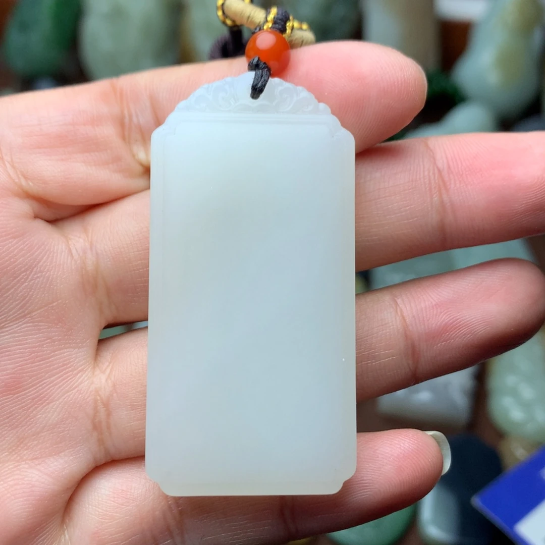 和田玉挂件未镶嵌戒****人