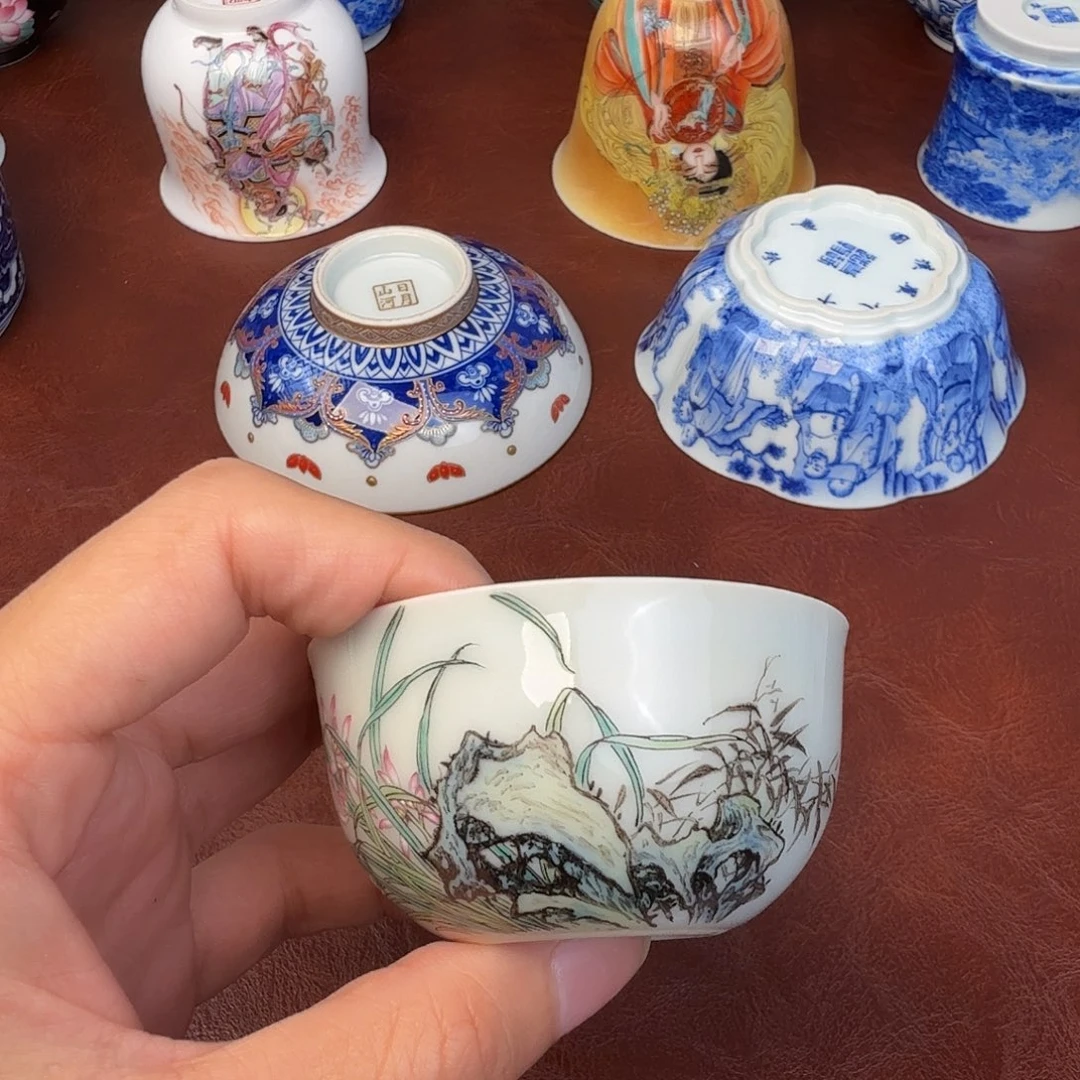 杯秋*现代景德镇全手工全手绘茶具1688888