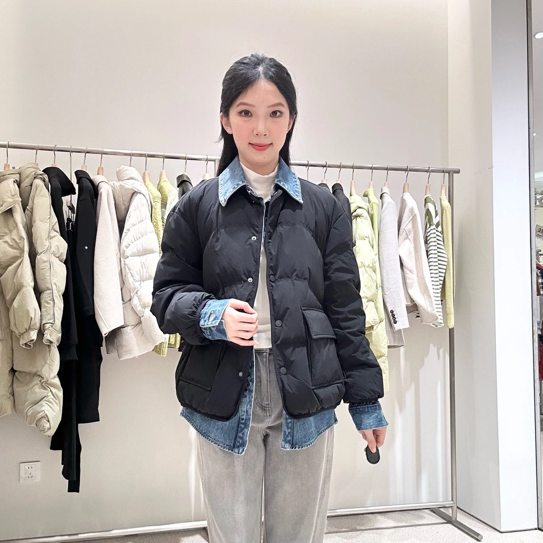 【女装优选WH】播女士时尚休闲羽绒服外套DDS4RD59806