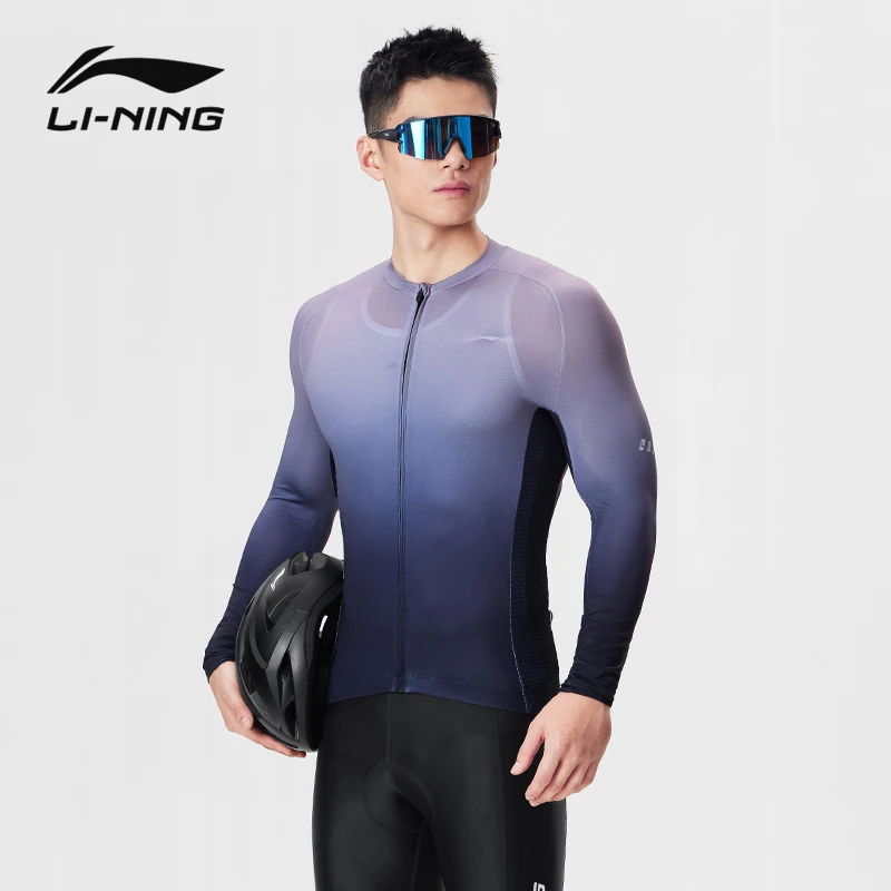LI-NING/李宁骑行服男士款专业夏季爆款2025新款公路车自行车长袖