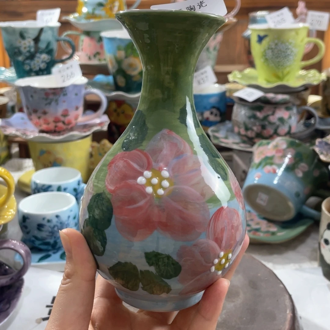 景德镇手工陶瓷花瓶109