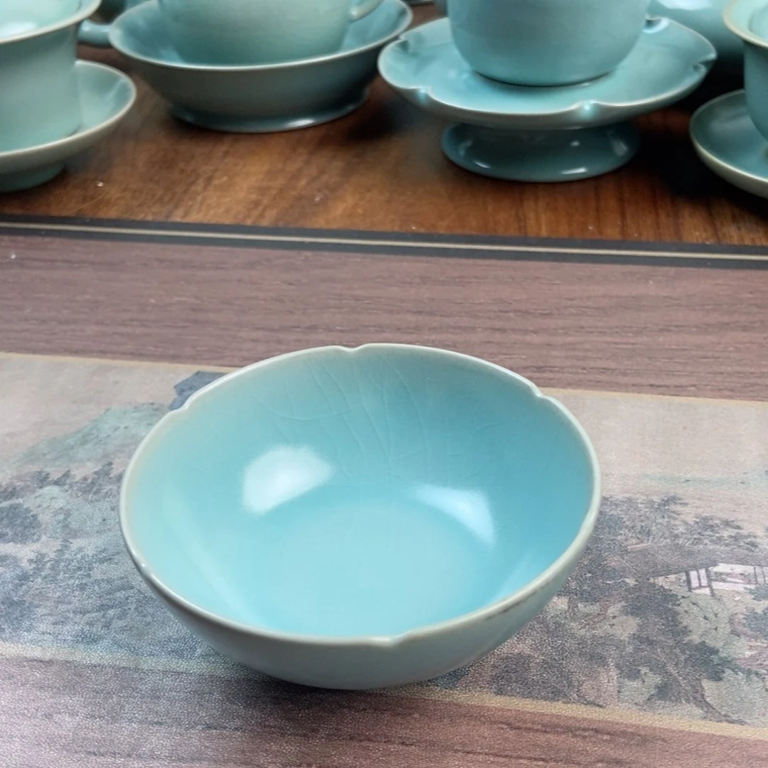 摆件原产地原矿汝瓷～茶器